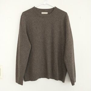 Everlane Brown Crew Neck Sweater